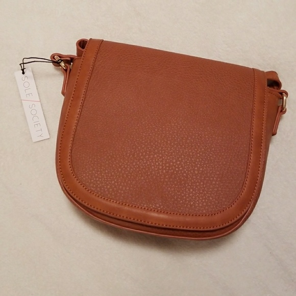 Sole Society Finnigan Crossbody Saddle Bag - Picture 2 of 8